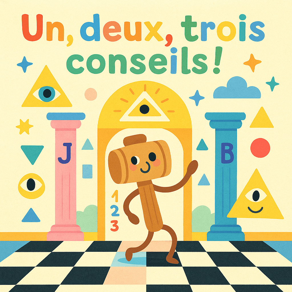 Un, deux, trois conseils !
