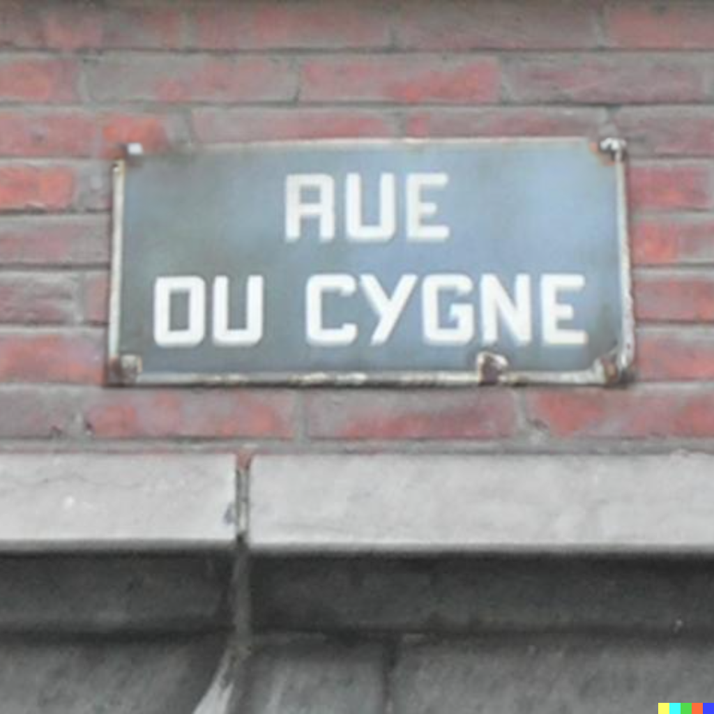 La rue du Cygne
